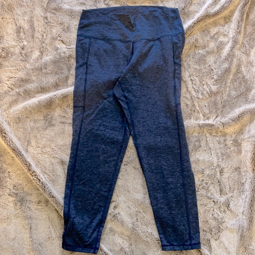 Aerie pocket yoga pants in Heather blue